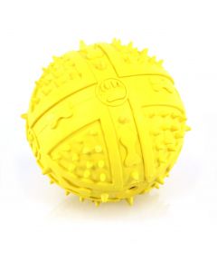 swisspet Spielball mit Noppen, gelb | Hundespielzeug