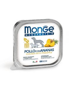 DE Monge Dog Adult - Monoprotein Superpremium - Huhn + Ananas | Hunde-Nassfutter