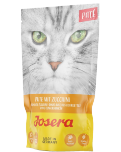 Josera Paté Pute mit Zucchini - 16 x 85 g | Nassfutter für Katzen