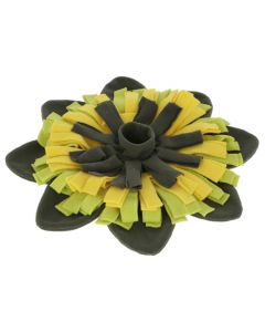 Kerbl Schnüffelteppich Sunflower, grün/gelb | Für Hunde und Katzen