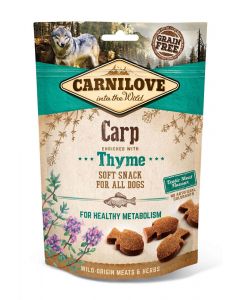 Carnilove Canine - Soft Snack - Karpfen + Thymian - 10 x 200 g | Für Hunde