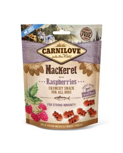 Carnilove Canine - Crunchy Snack - Makrele + Himbeeren - 6 x 200 g | Für Hunde