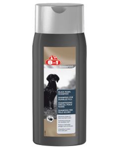 8in1 Black Pearl Hundeshampoo für dunkles Fell - 250ml 