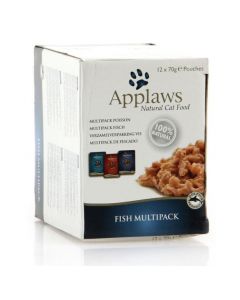 DE Applaws Fisch, Multi Pack - 12x70g | Ergänzungsnassfutter für Katzen