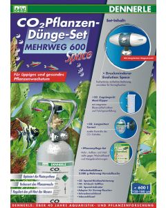 DE Dennerle CO2 Pflanzen-Dünge-Set MEHRWEG 600 Space