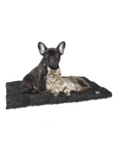 Croci Selbstheizende Decke schwarz, für Hunde und Katzen