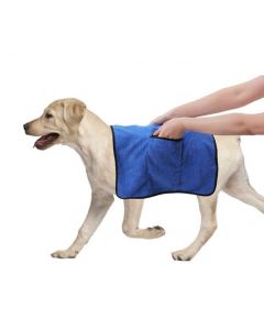 Pawise Badetuch für Hunde, blau