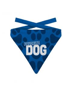 Bandana für Hunde "Favorite Dog", blau