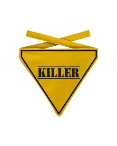 Bandana für Hunde "Killer", gelb | medium