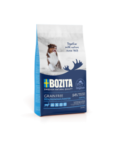 BOZITA Getreidefrei Rentier | Hundetrockenfutter von Bozita