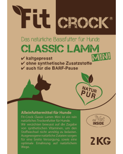 cdVet Fit-Crock Classic Lamm MINI | Hundefutter