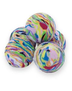 Pawise "Crazy Marble" Schaumstoffball für Katzen, bunt - 1 Stk.