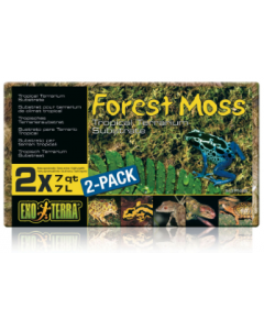 DE Exo Terra Forest Moss Tropisches Terrariensubstrat - 2x7 Liter