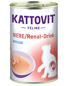 DE Kattovit Niere/ Renal Drink Ente - 24x135ml