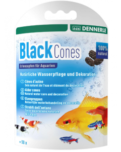 DE  Dennerle AquaRico Black Cones - Erlenzapfen 40g