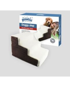 Pawise Hundetreppe "Doggy Step" braun-beige - 35x45x30cm