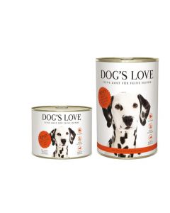 DE Dog‘s Love Classic Adult Rind, Apfel, Spinat + Zucchini | Hunde-Nassfutter