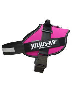 Julius-K9 IDC-Powergeschirr mit Logofeld - dunkelpink | Für Hunde