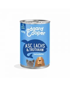 Edgard & Cooper Canine ADULT Lachs+Truthahn mit Apfel - 6x400g