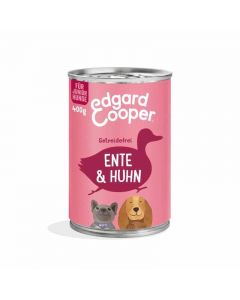 Edgard & Cooper Canine JUNIOR Ente+Huhn mit Banane - 6x400g