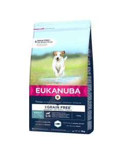 Eukanuba Grain Free Adult Small/Medium mit Lachs