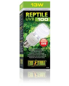 DE ExoTerra Reptile UVB 100 Kompakt Energiesparlampe