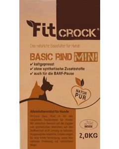 cdVet Fit-Crock Basic Rind MINI | Hundefutter