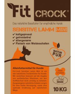 cdVet Fit-Crock Sensitive Lamm MINI | Hundefutter