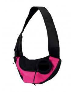 Fronttasche Sling, pink-schwarz - 50 × 25 × 18 cm