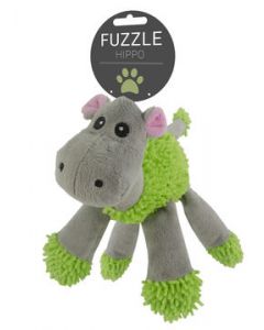HO FUZZLE HIPPO grün | Hundespielzeug