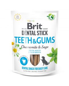 Brit Dental Stick - Zähne & Zahnfleisch - mit Kamille & Salbei 