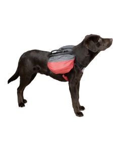 Kerbl Rucksack für Hunde rot-schwarz