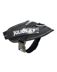 Julius-K9 IDC-Powergeschirr mit Logofeld - schwarz | Für Hunde