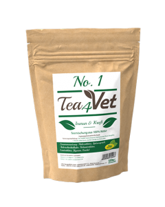 cdVet Tea4Vet No.1-Immun + Kraft, 120g | ‌Ergänzungsfuttermittel für Hunde