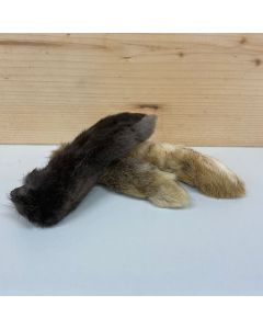 PetSoul Kaninchenpfoten mit Fell, getrocknet | 16 Stück