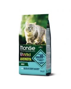 DE Monge BWild Grain Free Adult, Kabeljau - 1.5kg | Katzen-Trockenfutter