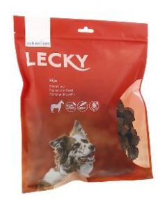 LECKY Flips Pferdelunge - 6x200g | Delikatesse für Hunde
