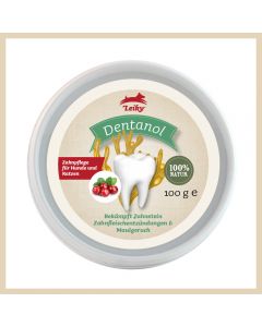 Leiky Dentanol 100g | Zahnpflege für Hunde und Katzen