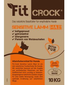 cdVet Fit-Crock Sensitive Lamm MAXI | Getreidefreies Hundefutter