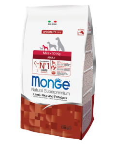 DE Monge Speciality Line Adult MINI Monoprotein - Lamm | Trockenfutter  