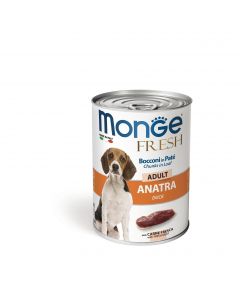DE Monge Dog FRESH Pâté in Dose Adult - Ente, 24x400g | Hunde-Nassfutter