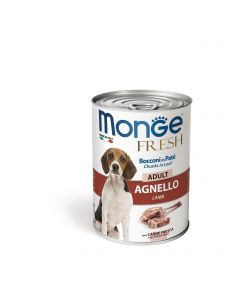 DE Monge Dog FRESH Pâté in Dose Adult - Lamm, 24x400g | Hunde-Nassfutter