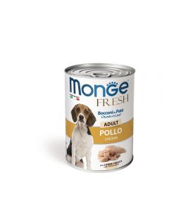 DE Monge Dog FRESH Pâté in Dose Adult - Huhn, 24x400g | Hunde-Nassfutter