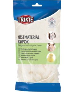 Trixie Nistmaterial Kapok, creme | Für Hamster, Mäuse, Vögel