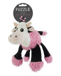 HO FUZZLE COW pink | Hundespielzeug