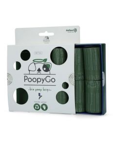 HO PoopyGo Eco umweltfreundlich 120 Stk. (8x15 Stk.), mit Lavendelduft, grün