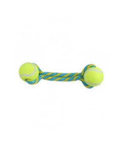 Pawise "Tennis Bouncer" Tennisball-Seil-Hantel, 22cm | Hundespielzeug