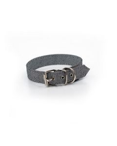 JS Project Blu Alpha Halsband, grau | Für Hunde