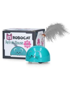 HO "Robocat" Maus petrol mit Sensor | Für Katzen
