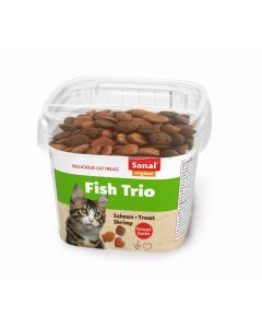 AF Sanal Fish-Trio Bites - 75g | Katzensnack